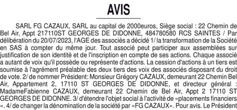 Contenu publication