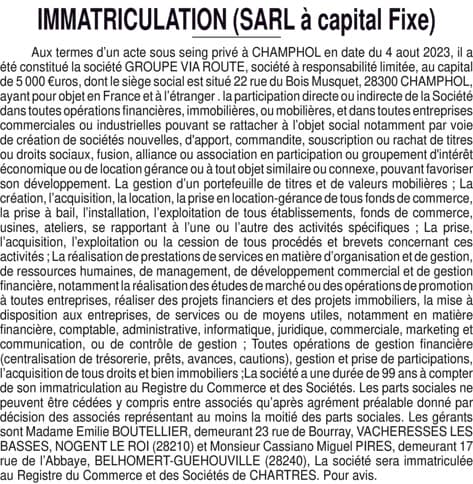 Contenu publication