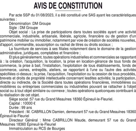 Contenu publication