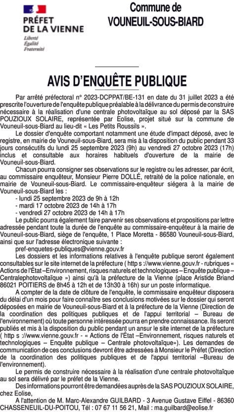Contenu publication