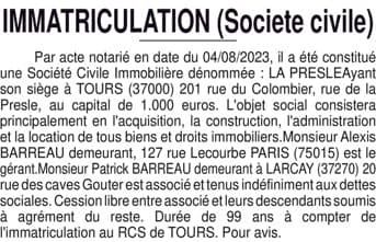 Contenu publication