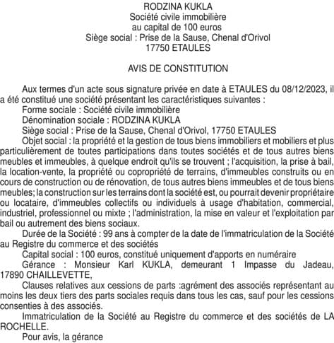 Contenu publication