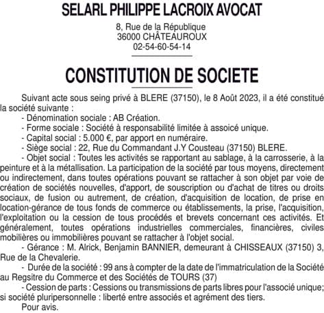 Contenu publication