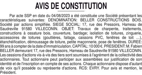 Contenu publication