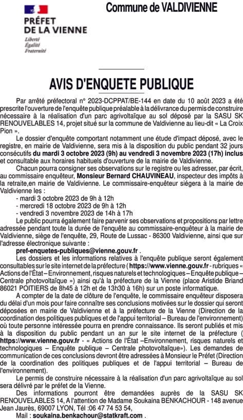 Contenu publication