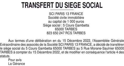 Contenu publication