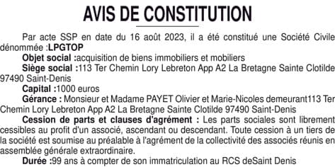 Contenu publication