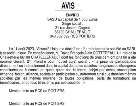 Contenu publication