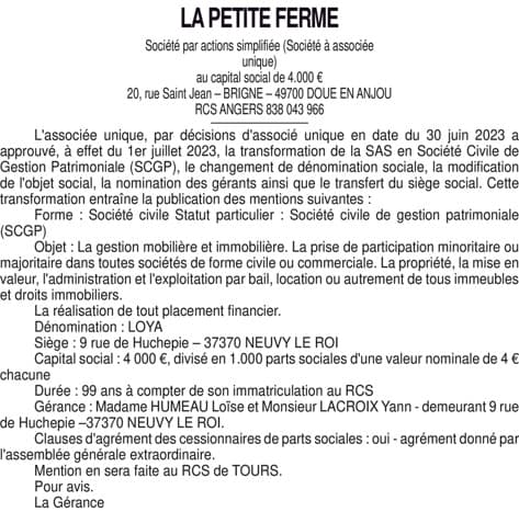 Contenu publication