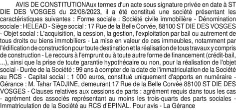 Contenu publication