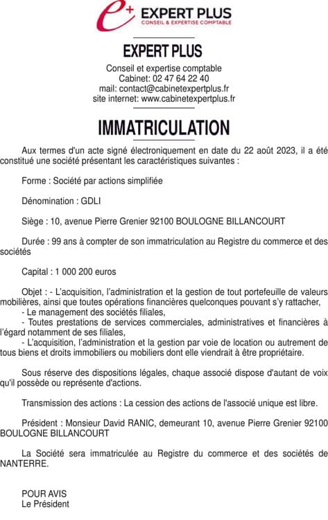 Contenu publication