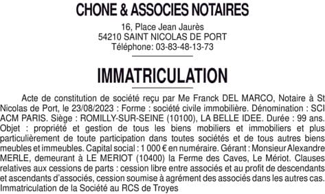 Contenu publication