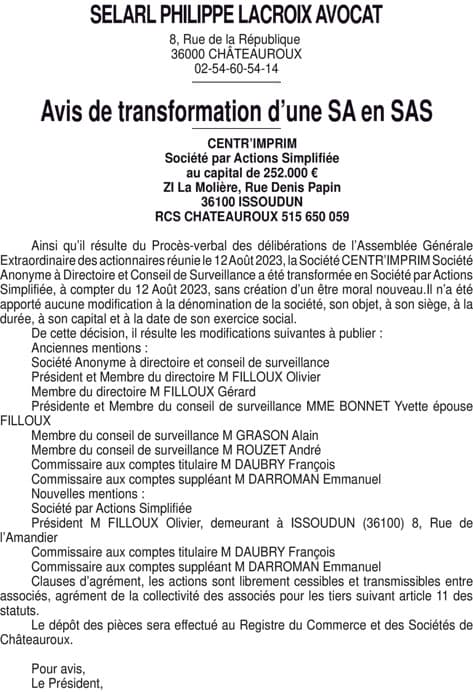 Contenu publication