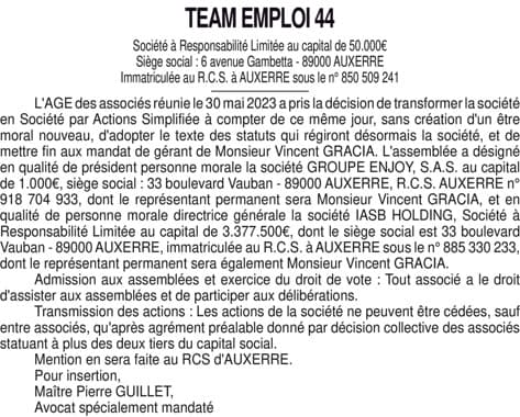 Contenu publication