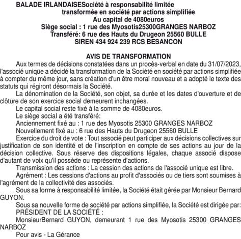 Contenu publication