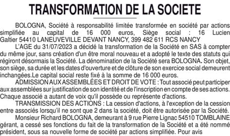 Contenu publication