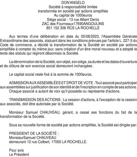 Contenu publication