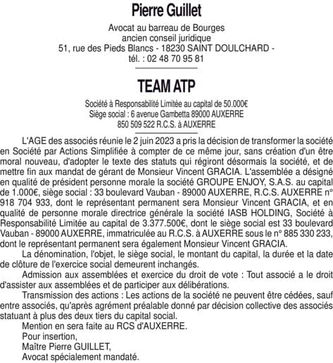 Contenu publication