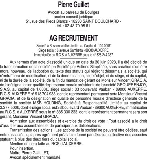 Contenu publication