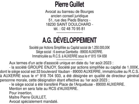 Contenu publication