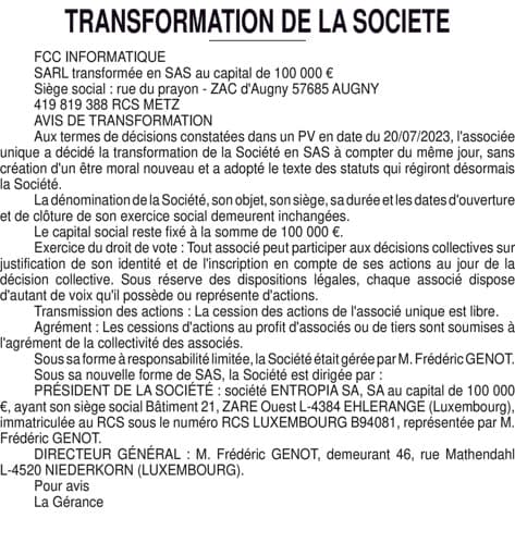 Contenu publication