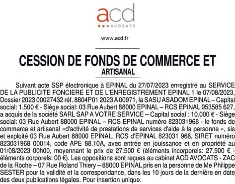 Contenu publication