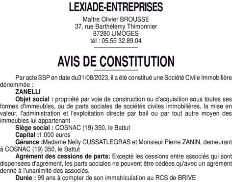 Contenu publication
