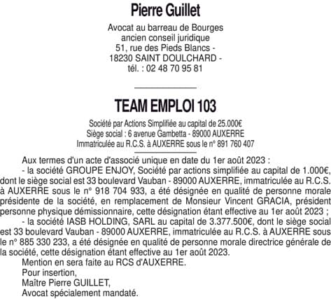 Contenu publication