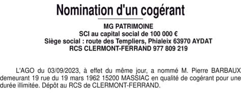 Contenu publication