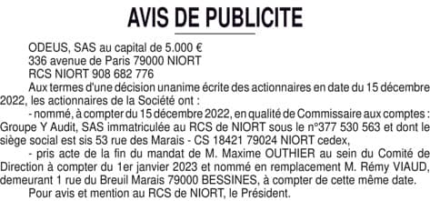 Contenu publication