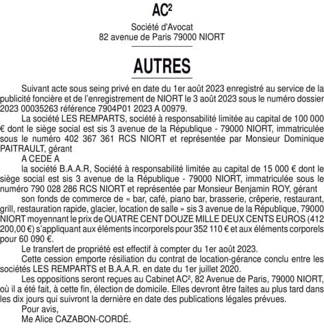 Contenu publication