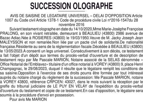 Contenu publication