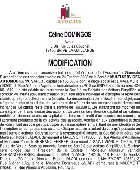 Contenu publication