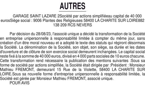 Contenu publication