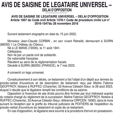 Contenu publication