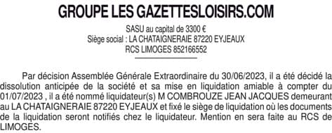 Contenu publication