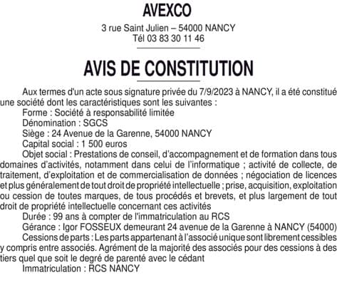 Contenu publication