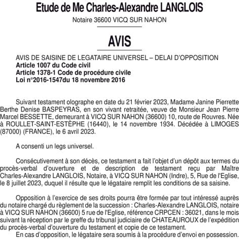 Contenu publication