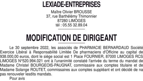 Contenu publication