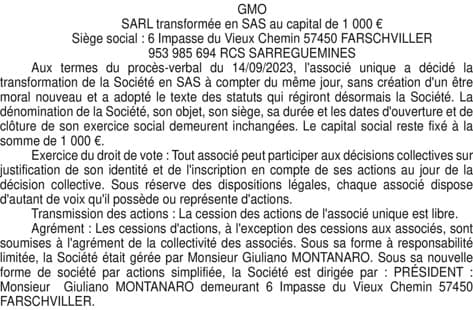 Contenu publication