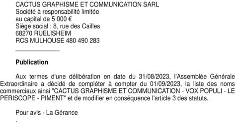 Contenu publication