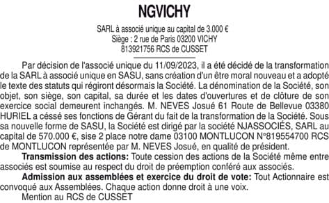 Contenu publication