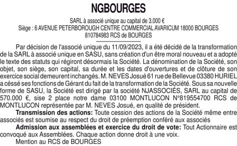 Contenu publication
