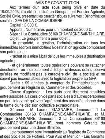 Contenu publication