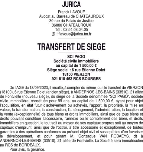 Contenu publication