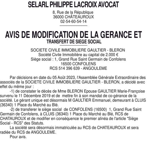 Contenu publication