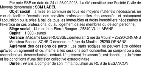 Contenu publication