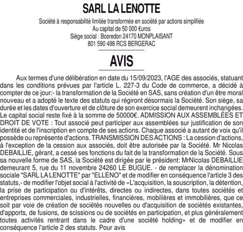 Contenu publication