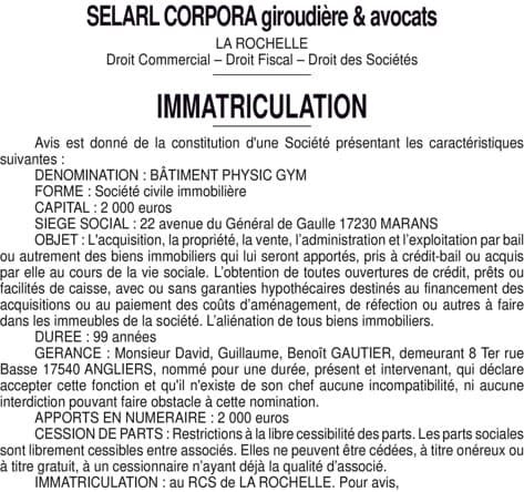Contenu publication