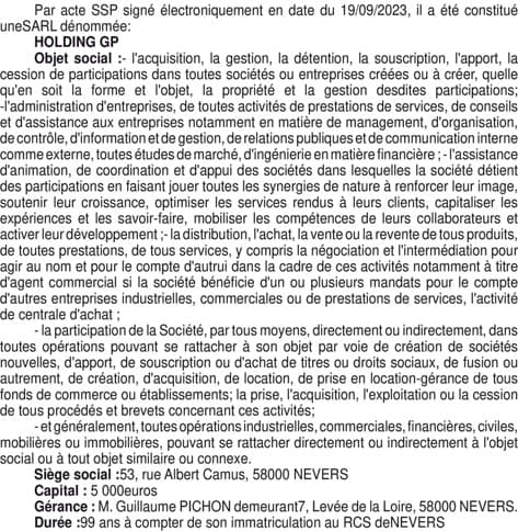 Contenu publication